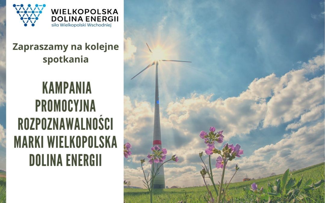 Kolejne spotkanie on-line w ramach kampanii promocyjnej rozpoznawalności marki Wielkopolska Dolina Energii (WDE) -12/08/2020